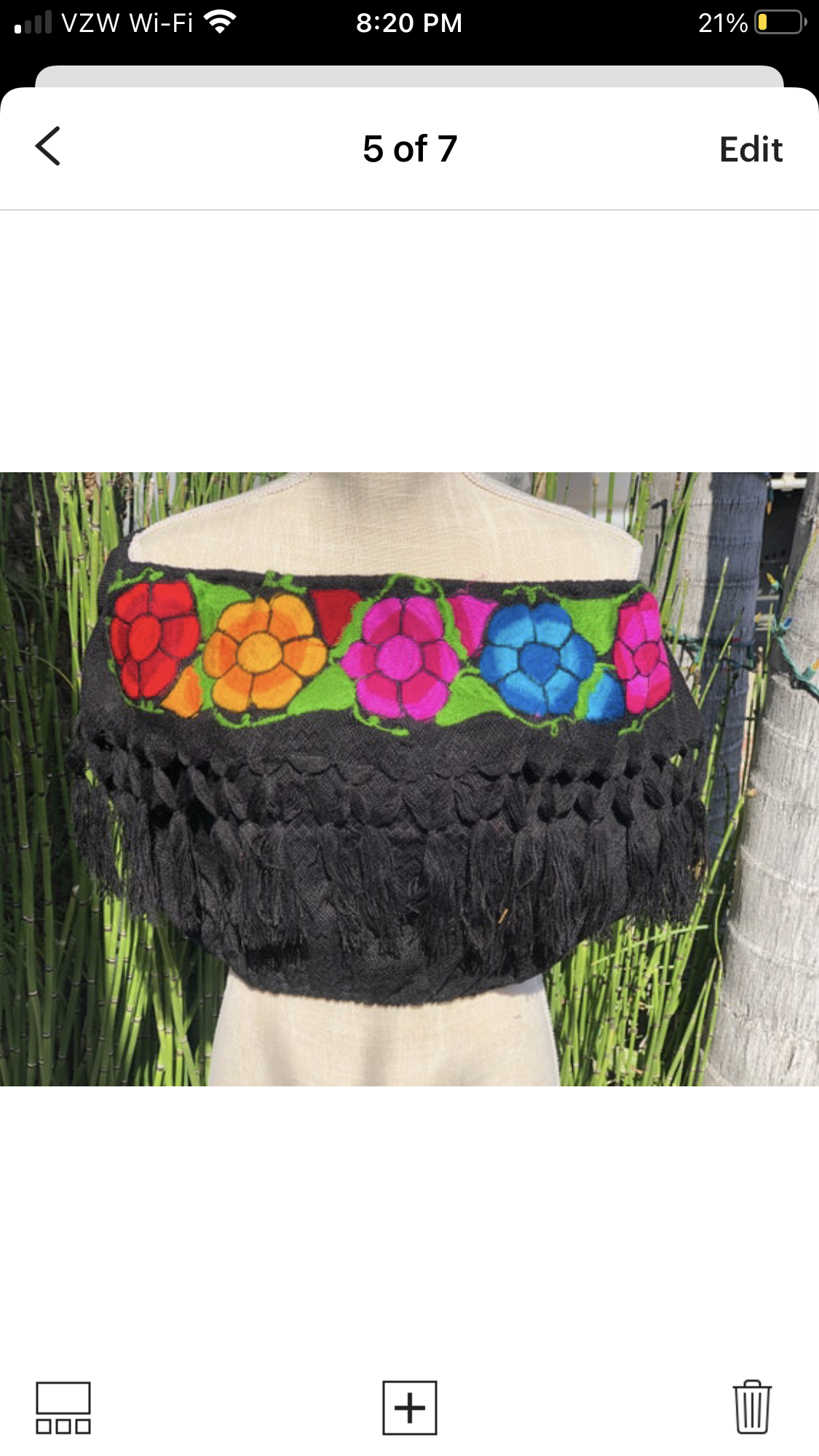 Reboso Crop top, Ombliguera