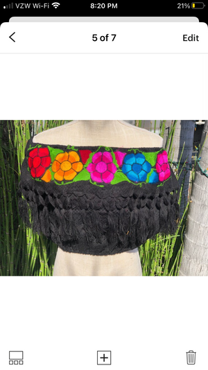 Reboso Crop top, Ombliguera