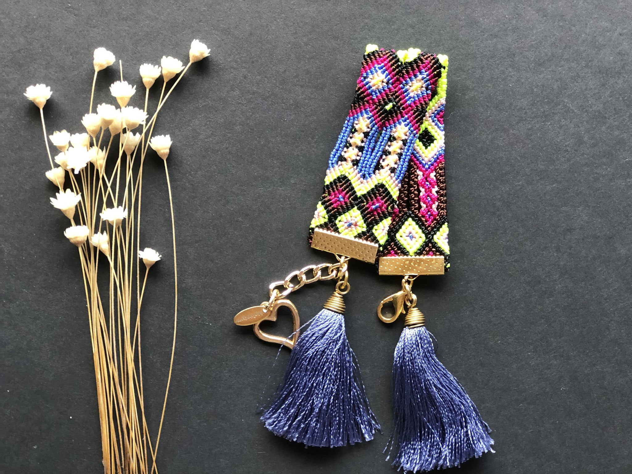 Hand Woven Bracelets With Tassel