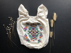 Embroidered Baby Bodysuit Panalero Bordado