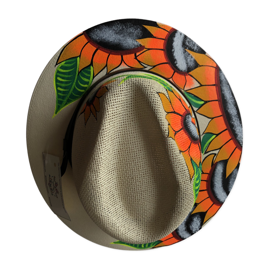 Sun Flower's Mexican Artisan Painted Hat