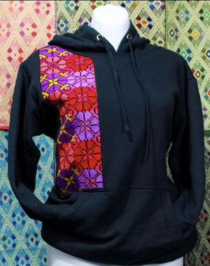 Sueter Bordada Punto de Cruz/ Punto de Cruz Hoodies