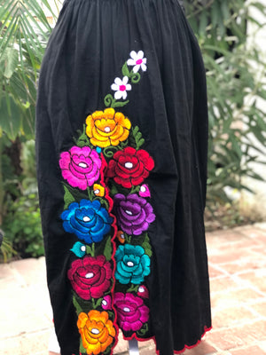 Embroidered Halter Dress, Mexican embroidered Dress, Western Dress. Vestido Halter