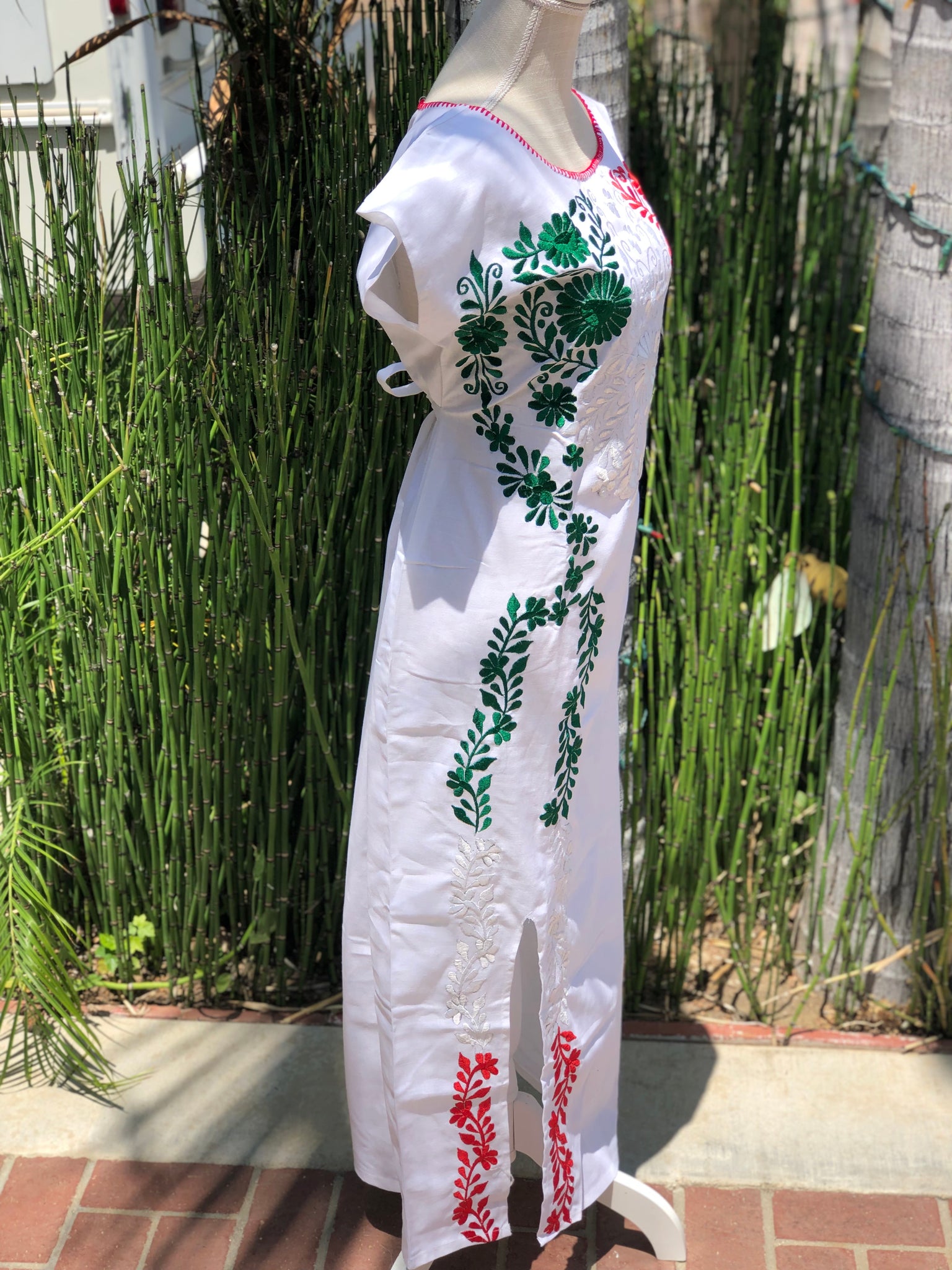 Dress Patria, Embroidered Mexican Dress, Vestido Patria, Vestido Mexicano