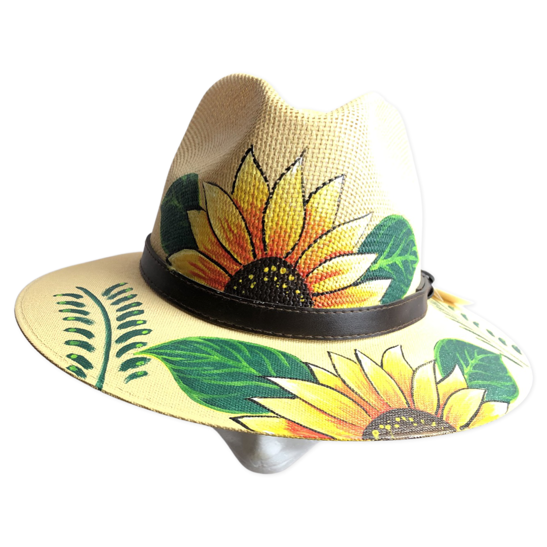 Sun Flower's Mexican Artisan Painted Hat