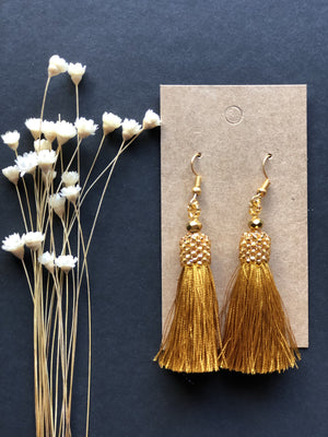 Tassel & Chaquira Earrings