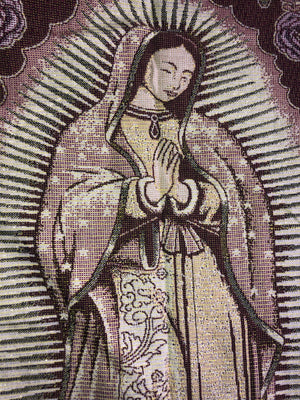 Reboso Guadalupano, Mexican shawl Guadalupana