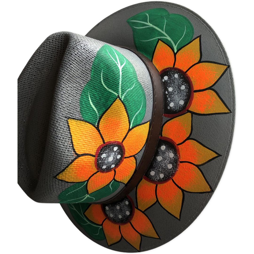 Sun Flower's Mexican Artisan Painted Hat