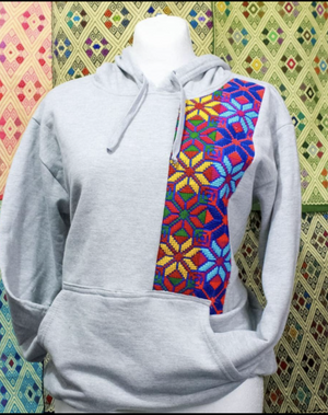 Sueter Bordada Punto de Cruz/ Punto de Cruz Hoodies