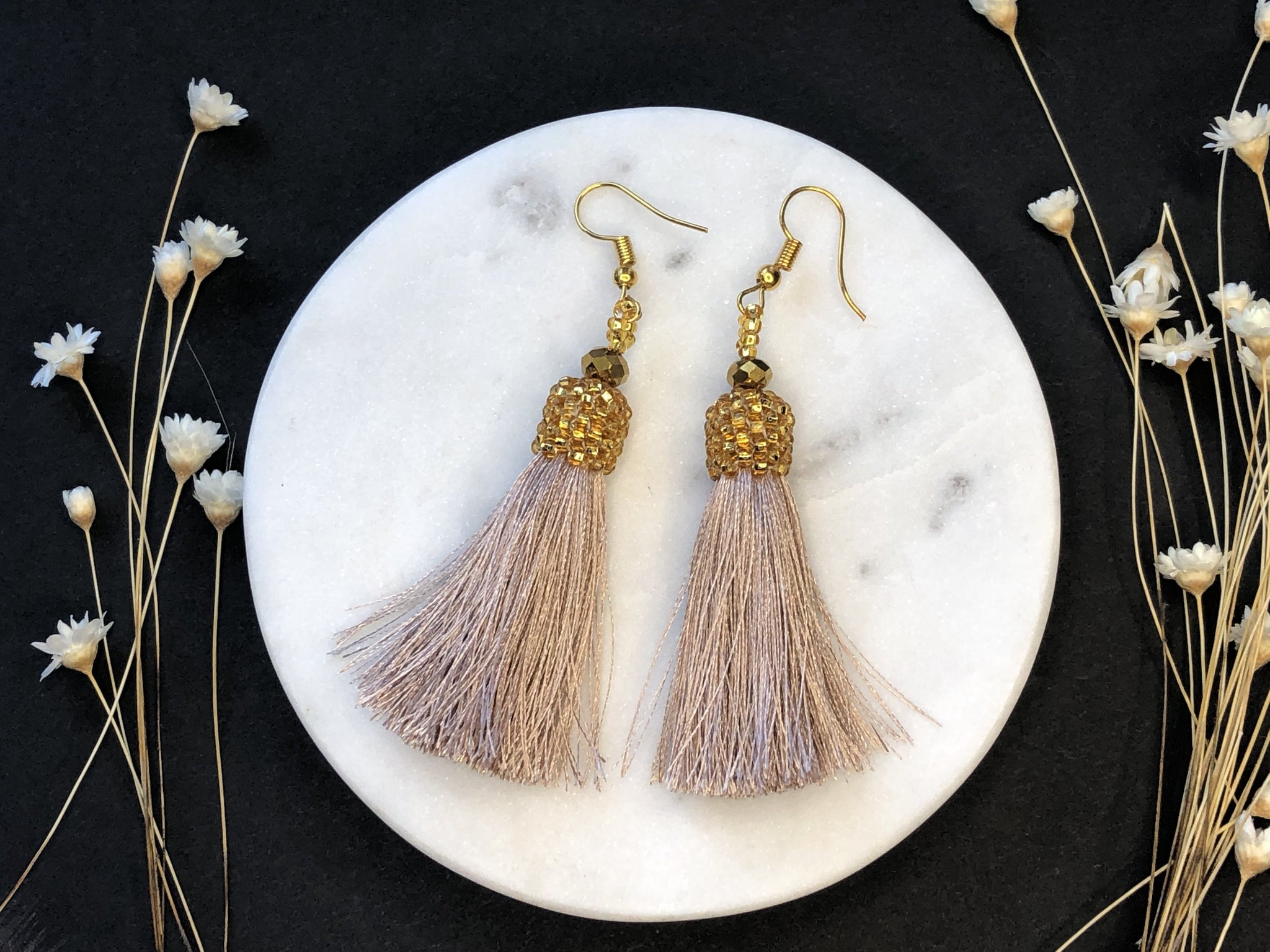 Tassel & Chaquira Earrings