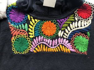 Rokoko Hoodies with Embroidered flowers