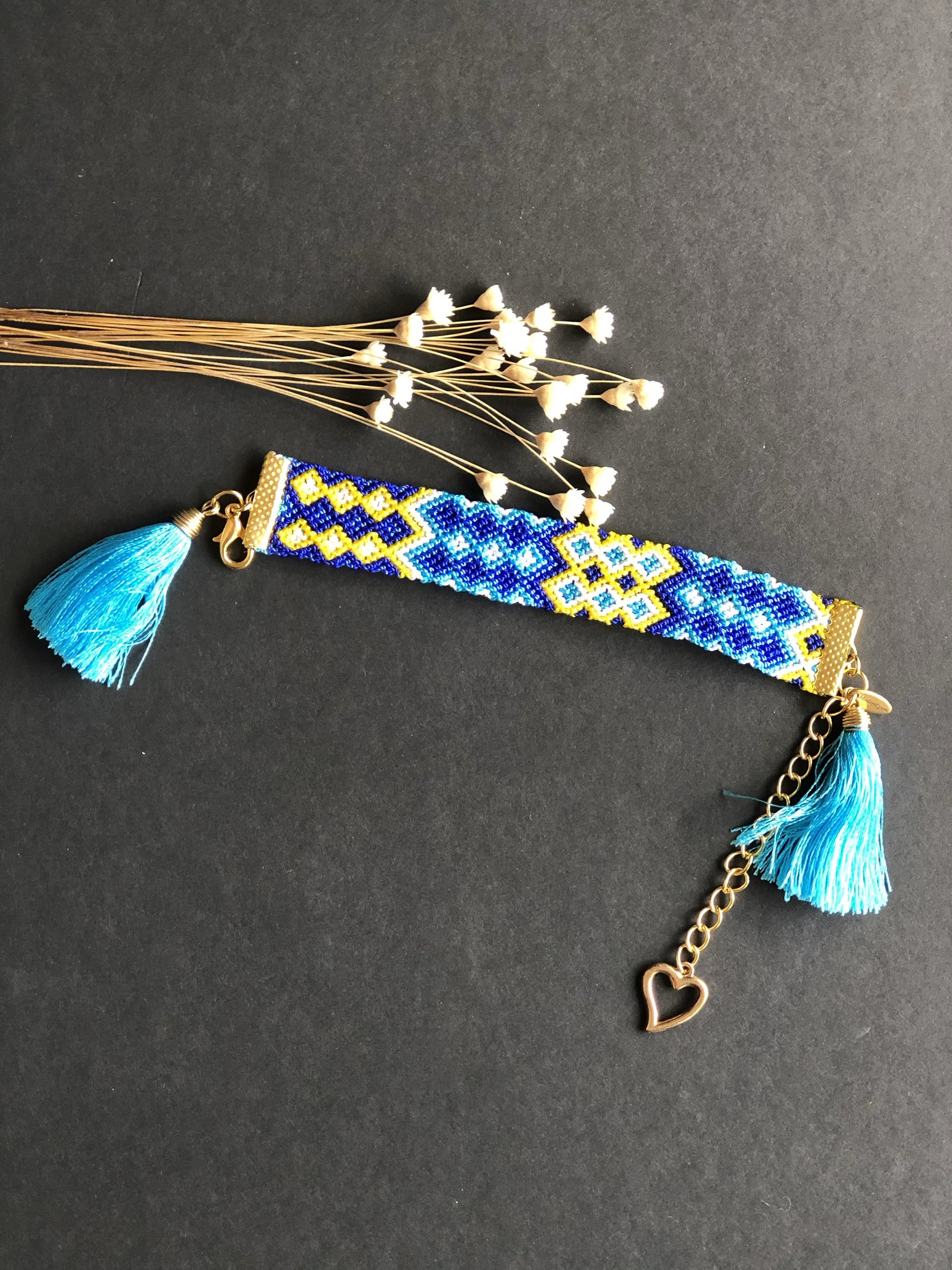 Hand Woven Bracelets With Tassel