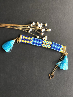 Hand Woven Bracelets With Tassel